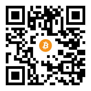 bitcoin:13dXHiyR8pxiuK29S7VS1zMBasWTumbx88 black Bitcoin QR code
