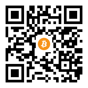 bitcoin:13gKSEvPWQVykpbo2azDNXcRCkhbyGUwQ3 black Bitcoin QR code