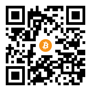 bitcoin:13iJ32kFA6hxRAk64e53pNTY4vkJDzPh7o black Bitcoin QR code