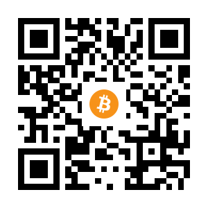 bitcoin:13k9P8bgiE5En7wbP9MUXkNPqebwL1cPJc black Bitcoin QR code