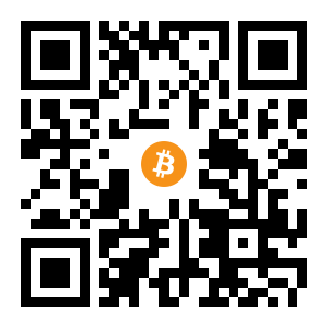 bitcoin:13mk448RX2i8HvkJxXoWqnybZB3GQ3cHqJ black Bitcoin QR code