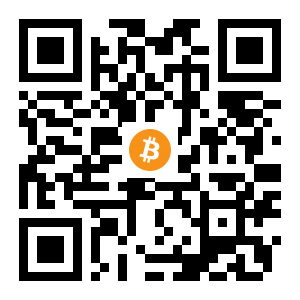 bitcoin:13nRdDFeUaky72khCWzE4qBE5zHHb3QJQG black Bitcoin QR code