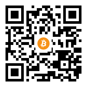 bitcoin:13ogmPZM6HyLybYGhEccLq24jxSLePv1fn black Bitcoin QR code