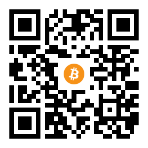 bitcoin:13owRLu67dVsqvzqgAEmwFSkU3jPGXB3Eo black Bitcoin QR code