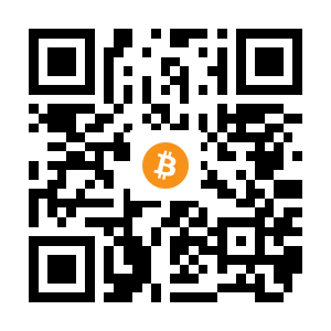 bitcoin:13pFnGMybPZSQtLUA962g3eeZqocHProZJ black Bitcoin QR code