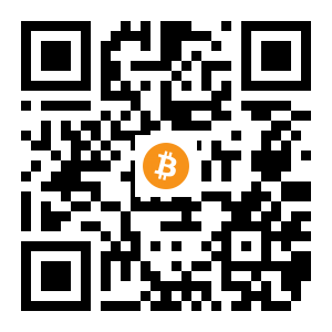 bitcoin:13qByeKmikwjPzpwtLrZcnyMxPVZ77QvNk black Bitcoin QR code