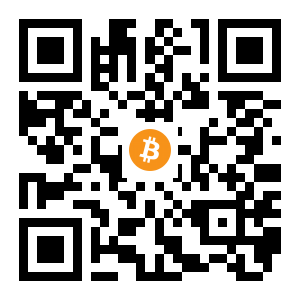 bitcoin:13r4wQfvzE8nKdX4Hpo2FbPpaCdSQoTavi black Bitcoin QR code