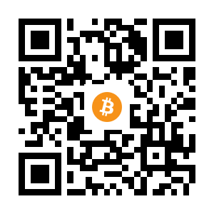 bitcoin:13ruwRQfoXXYo9u9vnu4n1kYxRnoPf7n4A black Bitcoin QR code
