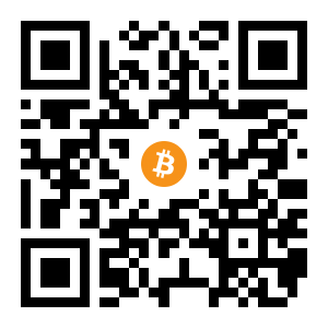 bitcoin:13rveyX3zkErZCfY4YnCSKzqgfux2PiGim black Bitcoin QR code