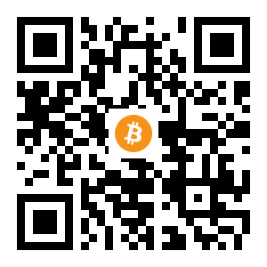 bitcoin:13sPPnmyipsWULZ2rxCr7qw3FoKtcvzjUP black Bitcoin QR code
