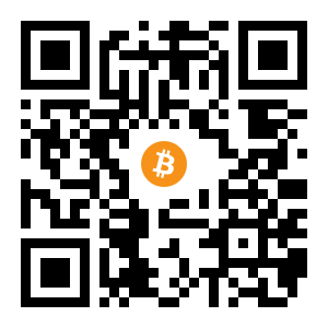 bitcoin:13seUNdLW1PVMrs1JUA1GFx3tf3QDiRaAA black Bitcoin QR code