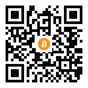 bitcoin:13tPVKGh9vwpUmCtXuZkEkDpZmaU63j7WB black Bitcoin QR code
