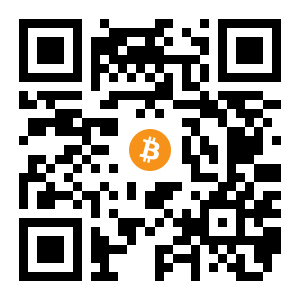 bitcoin:13uXKPN1UbkKs6QHLHwB3DJea44FGzsF1C black Bitcoin QR code