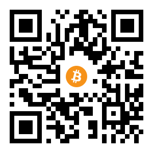 bitcoin:13vZxMjnrrngU1pqSghf3CsTJ4ms4WgQSj black Bitcoin QR code