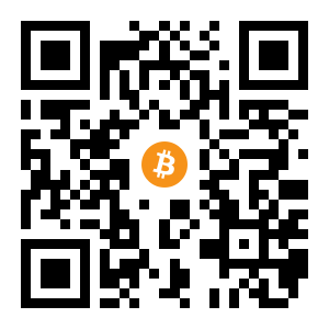 bitcoin:13vi6pPpRgnLVB128i1pUYBmApnNsX5c8T black Bitcoin QR code