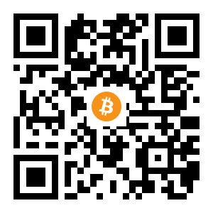 bitcoin:13vwRX8Zi4V8zzfZkBHMxtndBsbAoxZg22 black Bitcoin QR code