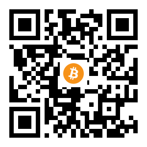 bitcoin:13wABFyUaNpigfryoBnehRuJBA3396Rzzp black Bitcoin QR code