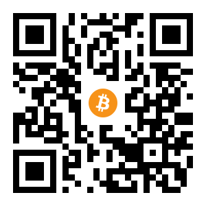 bitcoin:13wMPHoJSFEZLC5YFbQji4HrY7vFvJXNUB black Bitcoin QR code
