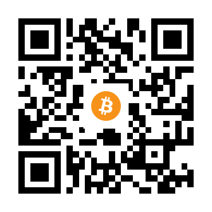 bitcoin:13wyMHhH7cNtLGHApPFD3qFGi3oJZ3p72t black Bitcoin QR code