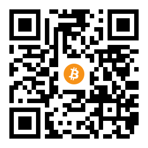 bitcoin:13xtnJBVZob5cdYtrZ84brKeKnnuVn7vfN black Bitcoin QR code
