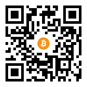 bitcoin:13ybEayt7TjC7B613vrexdFNcuYEsdcFCo black Bitcoin QR code