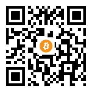 bitcoin:13zjRX25kUAcyUt62J8GBds3SNiNucSHBy black Bitcoin QR code
