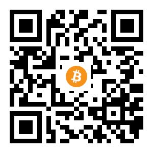 bitcoin:1422JwKkSHDmkrDjncthgWZTnC66LbAb9r black Bitcoin QR code