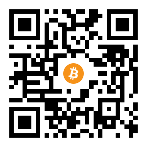 bitcoin:1428aKgLdYqfibAXqpPL231PV5E8qFDAZ3 black Bitcoin QR code