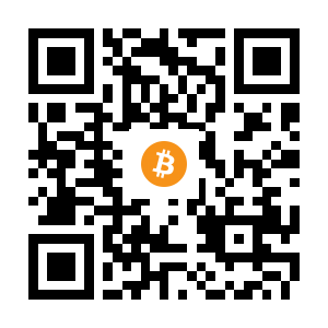 bitcoin:143fPcibB6ui1whp41RCZ3j8oSR6sPRsy3 black Bitcoin QR code
