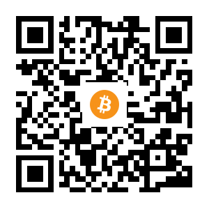 bitcoin:143qcf5Pxsvke8vmrmYDny9TfMyBvyaLwk black Bitcoin QR code