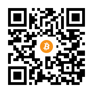 bitcoin:1445RFiKiZhMmSW8FSJeX9cxBWvmSdXS5T black Bitcoin QR code