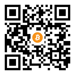 bitcoin:144HSkRgyyWaBVowVmAxGJriVCtDBrhbhq black Bitcoin QR code