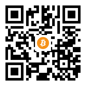 bitcoin:1453Cg6iEzi1nqq6jwM4UCKnd6gkxu3yRY black Bitcoin QR code