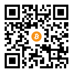 bitcoin:145swDD1TS8in7yT1zCrcRJtSrwh1GYLMs black Bitcoin QR code