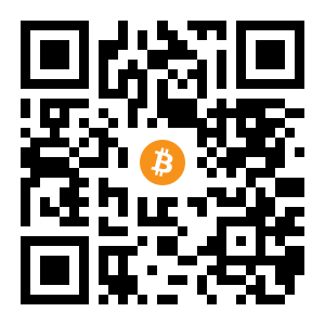 bitcoin:146TohygKac7qQibz1rTpC8bHUR44ySeme black Bitcoin QR code