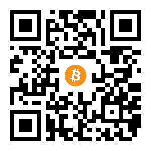 bitcoin:146ooY8BdDgREKKZKZxp7pGp6s19Lpsmz1 black Bitcoin QR code
