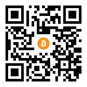 bitcoin:1476b59wZknZiikK4sbTeSGZFkR7pavFs9 black Bitcoin QR code