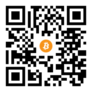 bitcoin:147Dnc4EY3v1KifgpoMAKbmintJXrSZ4Rp black Bitcoin QR code