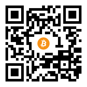 bitcoin:14BC7F4rQEdu2LGF6Wg8wvj9zUAgSPiZgA black Bitcoin QR code