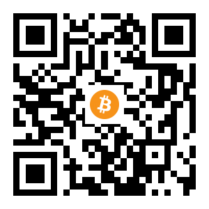 bitcoin:14DPVwCgBfA2LTnAiStjSsZyJN1oyqeknF black Bitcoin QR code