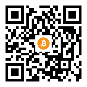 bitcoin:14DjkKrseauadmgf5mB3YpvCq2NDFva9D8 black Bitcoin QR code