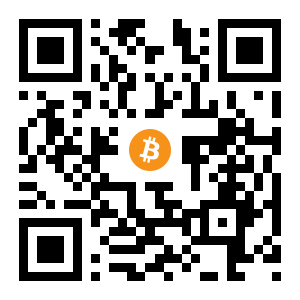 bitcoin:14EEZpV2H97x3WvHBYNQujPB5qrnqHbVji black Bitcoin QR code