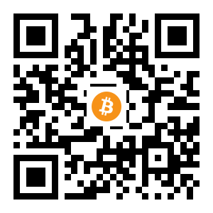 bitcoin:14EQieyR3CP5E8VbQe2Eq9oSu1W7h1ZZ5R black Bitcoin QR code