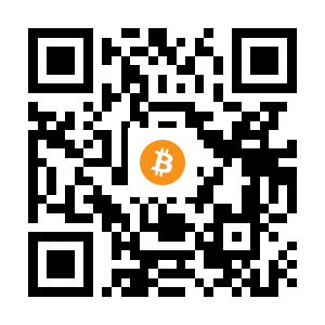 bitcoin:14Ewn2MoCU8FdBXyjVHXVUA1hJPygduT5L black Bitcoin QR code