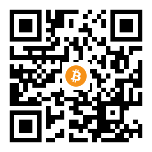 bitcoin:14FhsRHKGvJLZ4QDSN3Uuw85Coxx5hiqGC black Bitcoin QR code