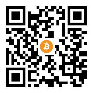 bitcoin:14FuCWyqGwRjHYY8sCyASMppmLBY7s2rR4 black Bitcoin QR code
