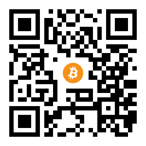 bitcoin:14GJZ291j1RnKBSJrpr3TFs1s9dhxbJjn7 black Bitcoin QR code
