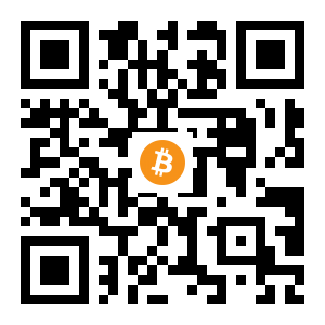 bitcoin:14Gx8YjcytAi641TXeGeqAWYaJLHx93z5z black Bitcoin QR code