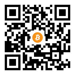 bitcoin:14HaVXW8jouSa9sCZhatEfKqam4MPXYWb3 black Bitcoin QR code