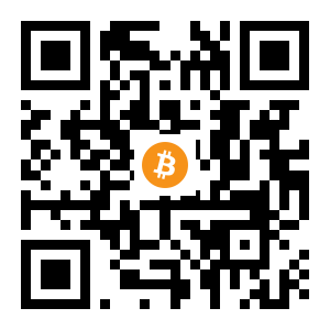 bitcoin:14J5hE1cd4TGVYiTpVF1qsFF6Bk5CFaC3Z black Bitcoin QR code